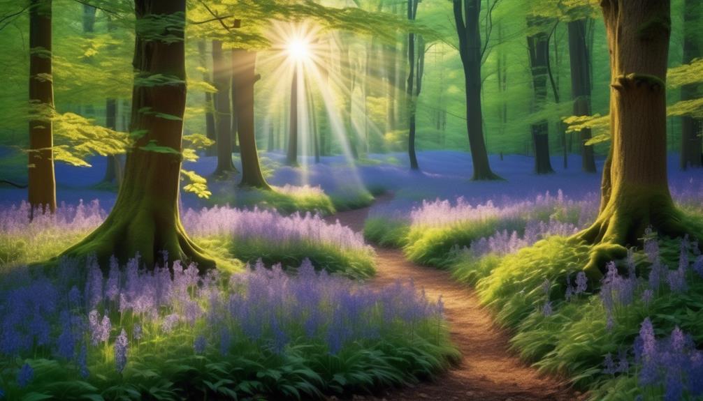 enchanting bluebell carpet whispers