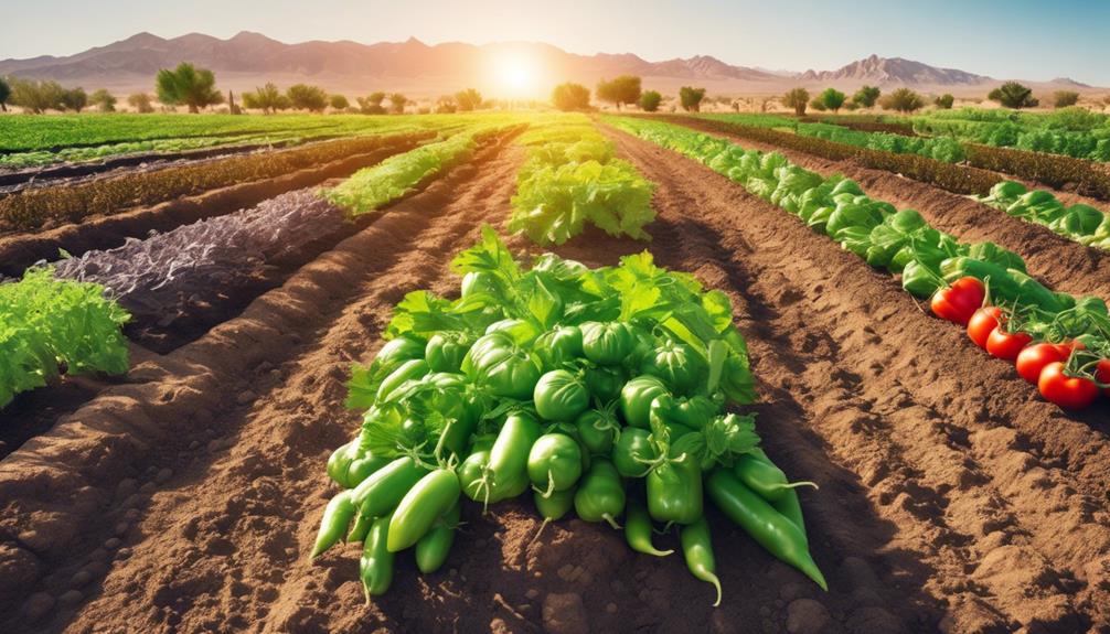 drought resistant vegetables for deserts